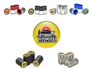 Subaru Caps Tige Valve Jante Moto Style Robuste